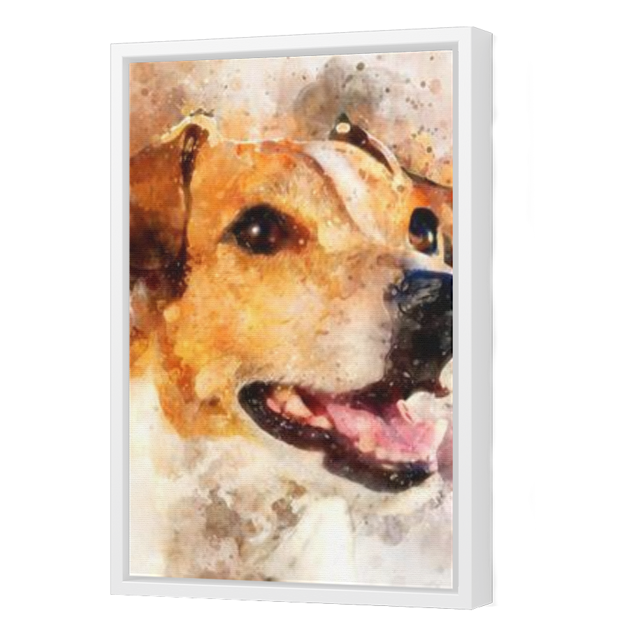 Thumbnail for Canvas - White Floating Frame