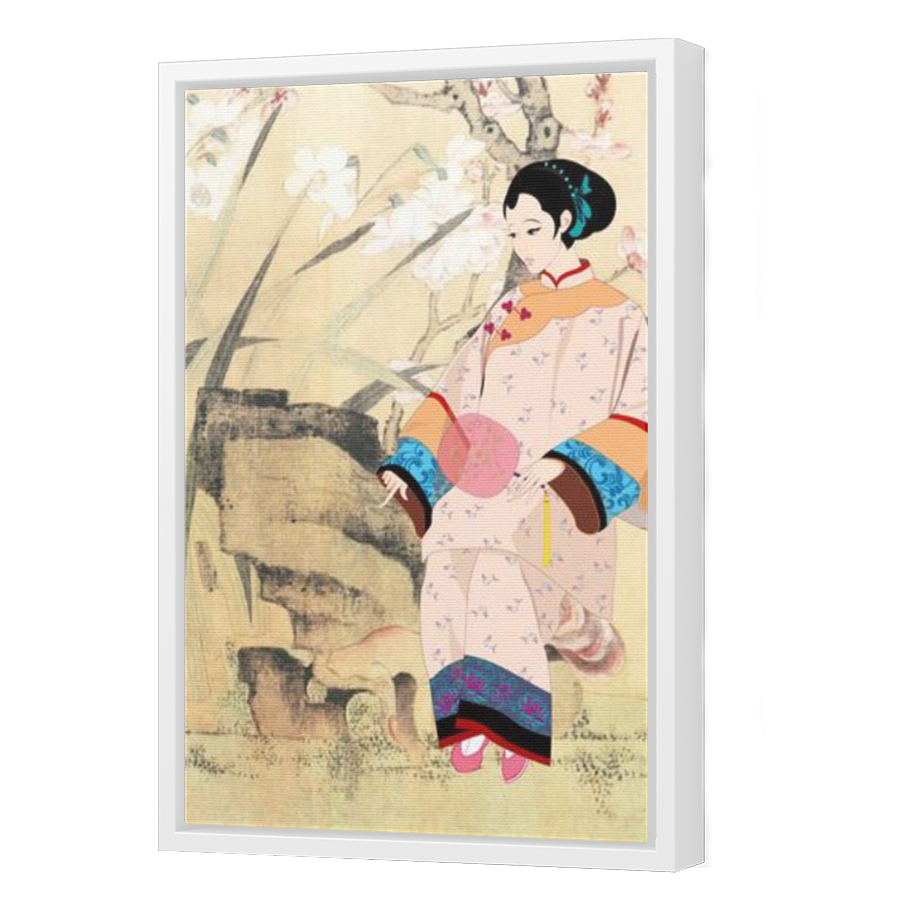 Thumbnail for Canvas - White Floating Frame