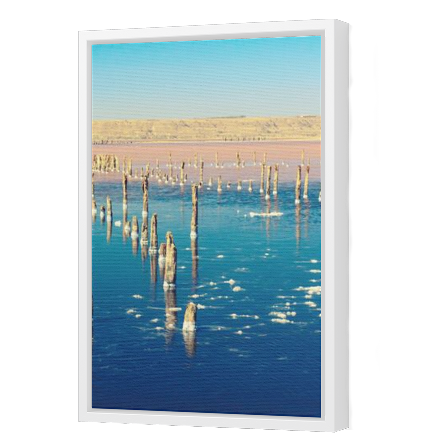 Thumbnail for Canvas - White Floating Frame