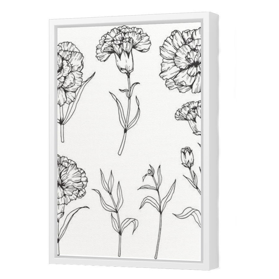 Thumbnail for Canvas - White Floating Frame