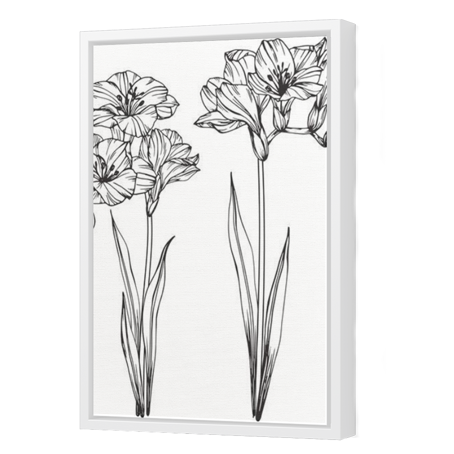 Thumbnail for Canvas - White Floating Frame