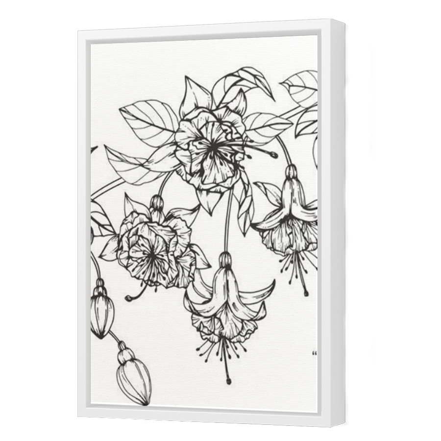 Thumbnail for Canvas - White Floating Frame