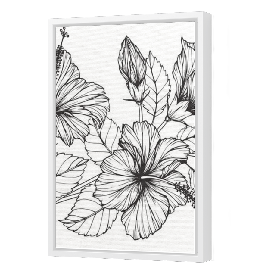 Thumbnail for Canvas - White Floating Frame