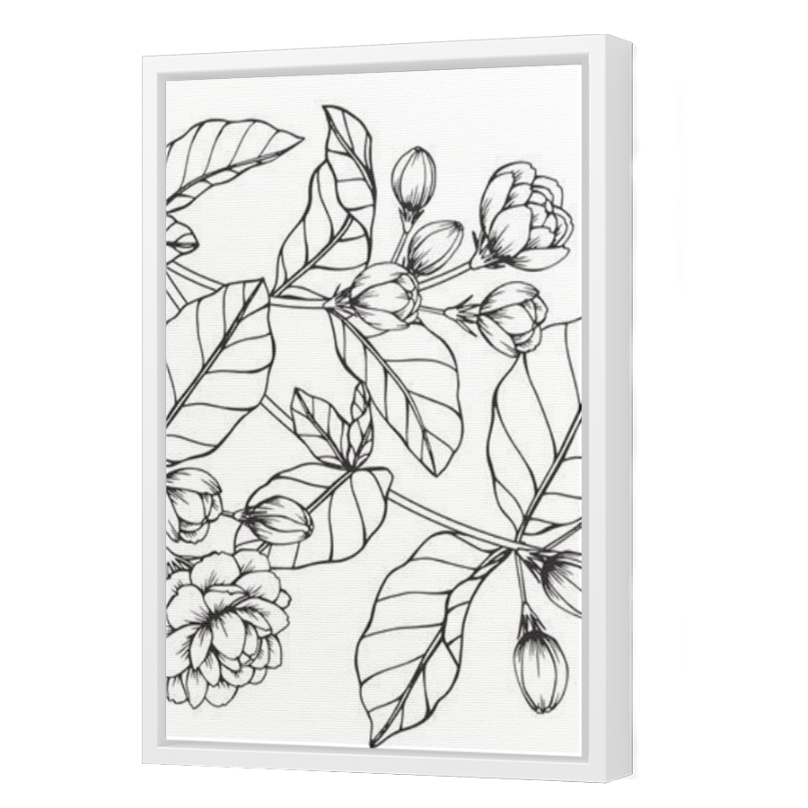 Thumbnail for Canvas - White Floating Frame