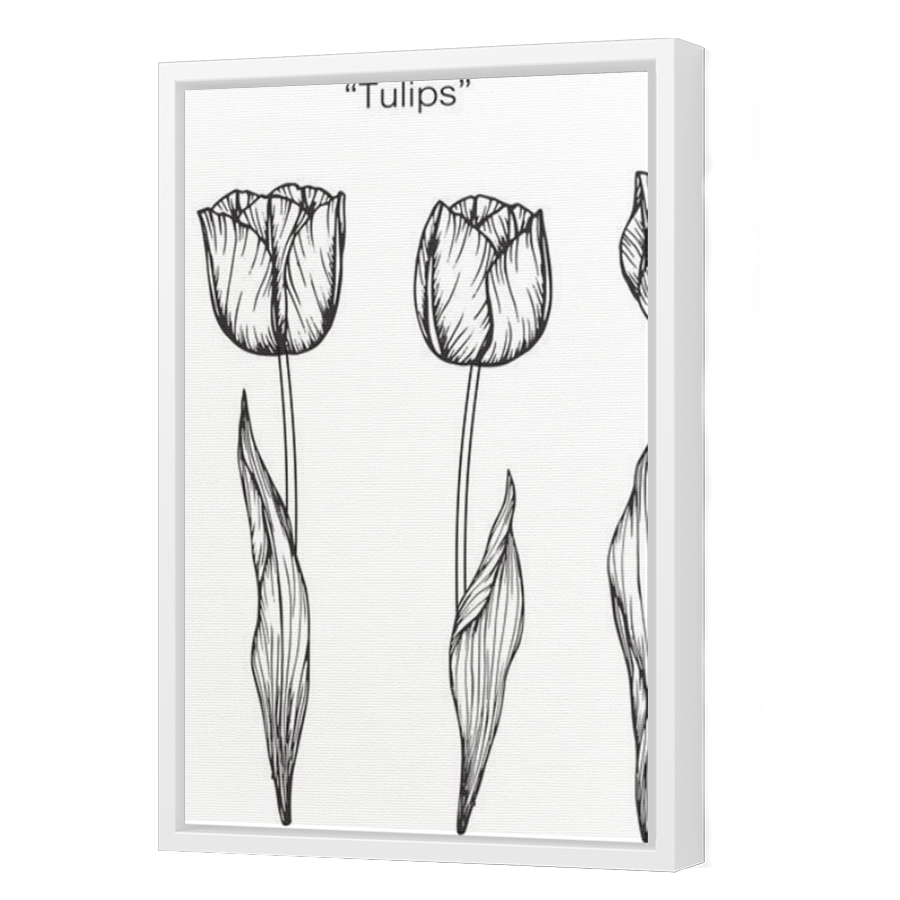 Thumbnail for Canvas - White Floating Frame