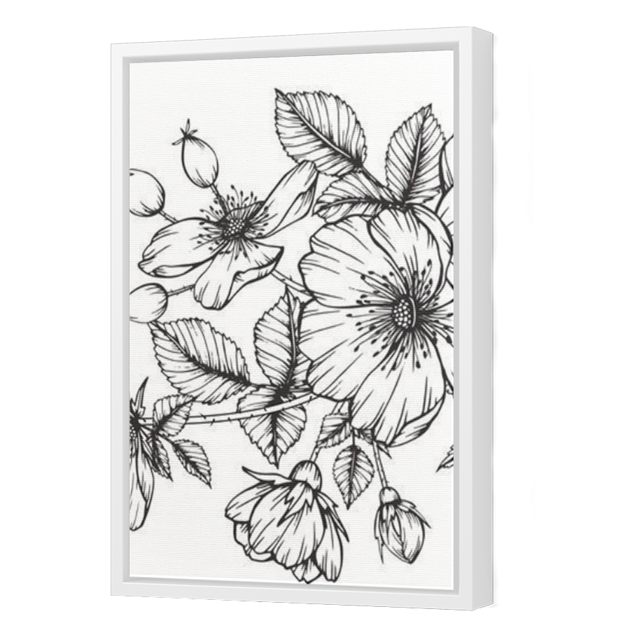 Thumbnail for Canvas - White Floating Frame