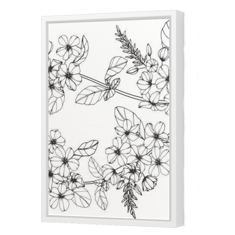 Thumbnail for Canvas - White Floating Frame