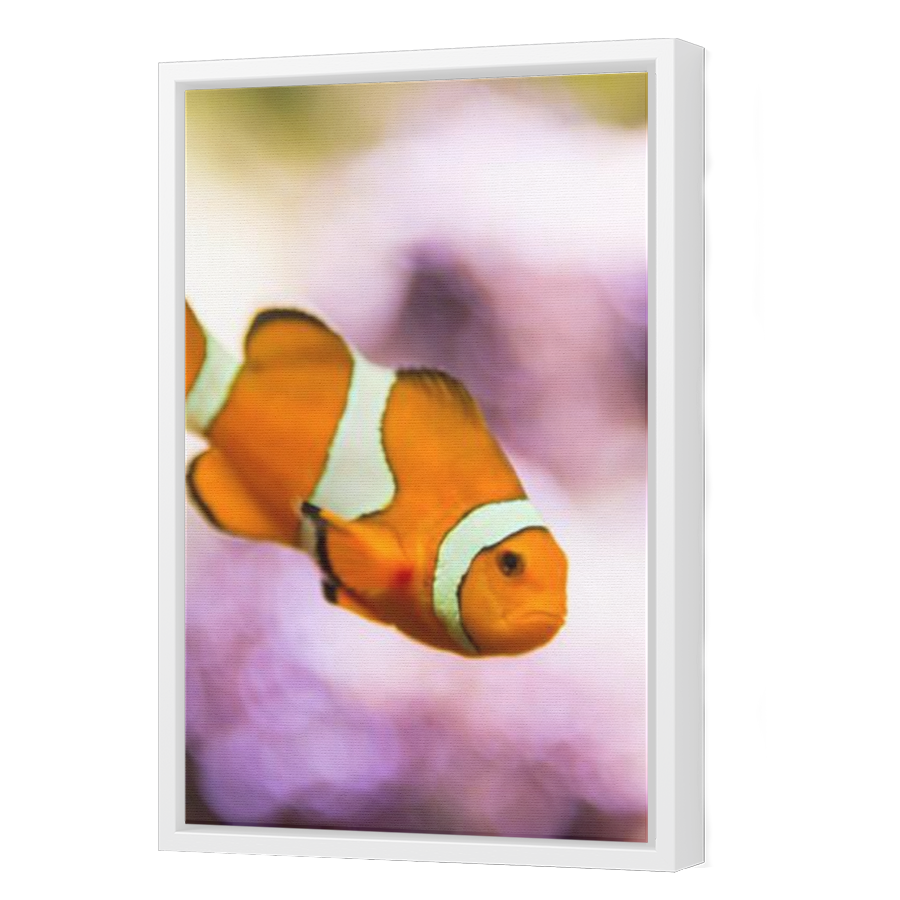 Thumbnail for Canvas - White Floating Frame