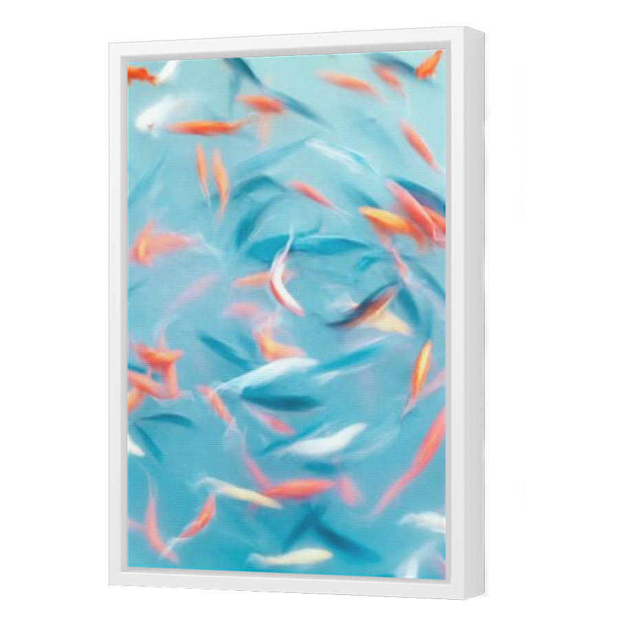 Thumbnail for Canvas - White Floating Frame