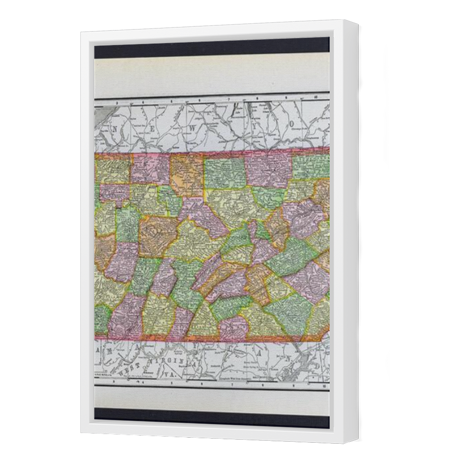 Thumbnail for Canvas - White Floating Frame