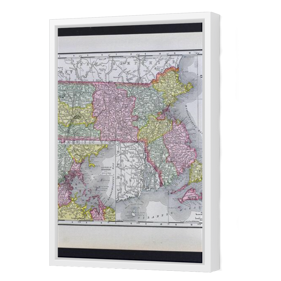 Thumbnail for Canvas - White Floating Frame