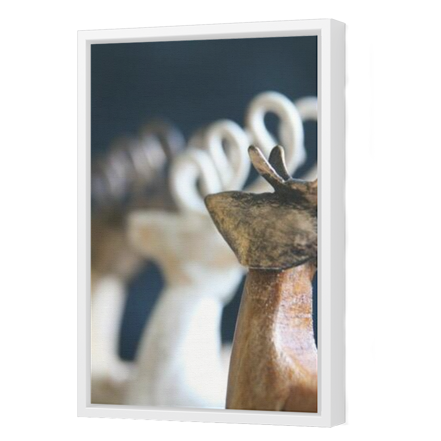 Thumbnail for Canvas - White Floating Frame