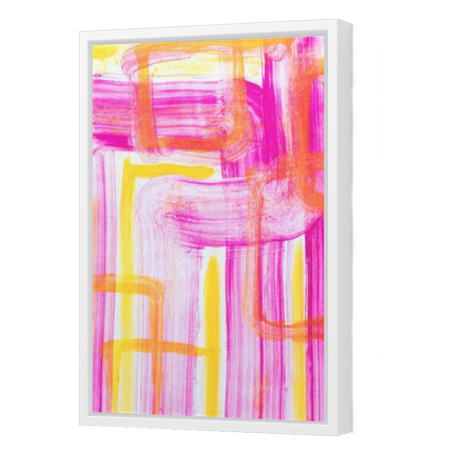 Thumbnail for Canvas - White Floating Frame
