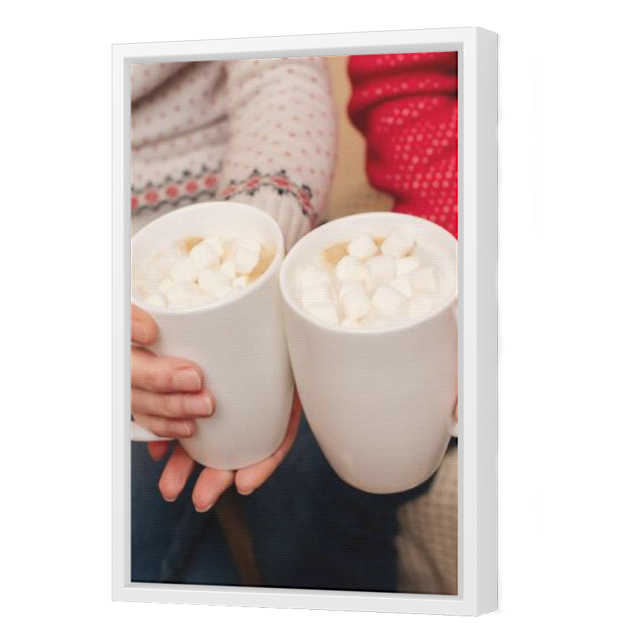 Thumbnail for Canvas - White Floating Frame