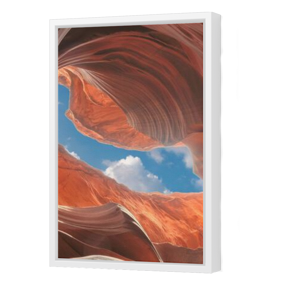 Thumbnail for Canvas - White Floating Frame