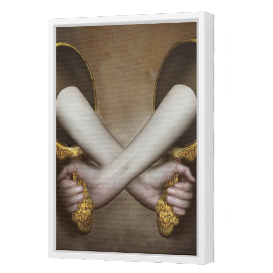 Thumbnail for Canvas - White Floating Frame
