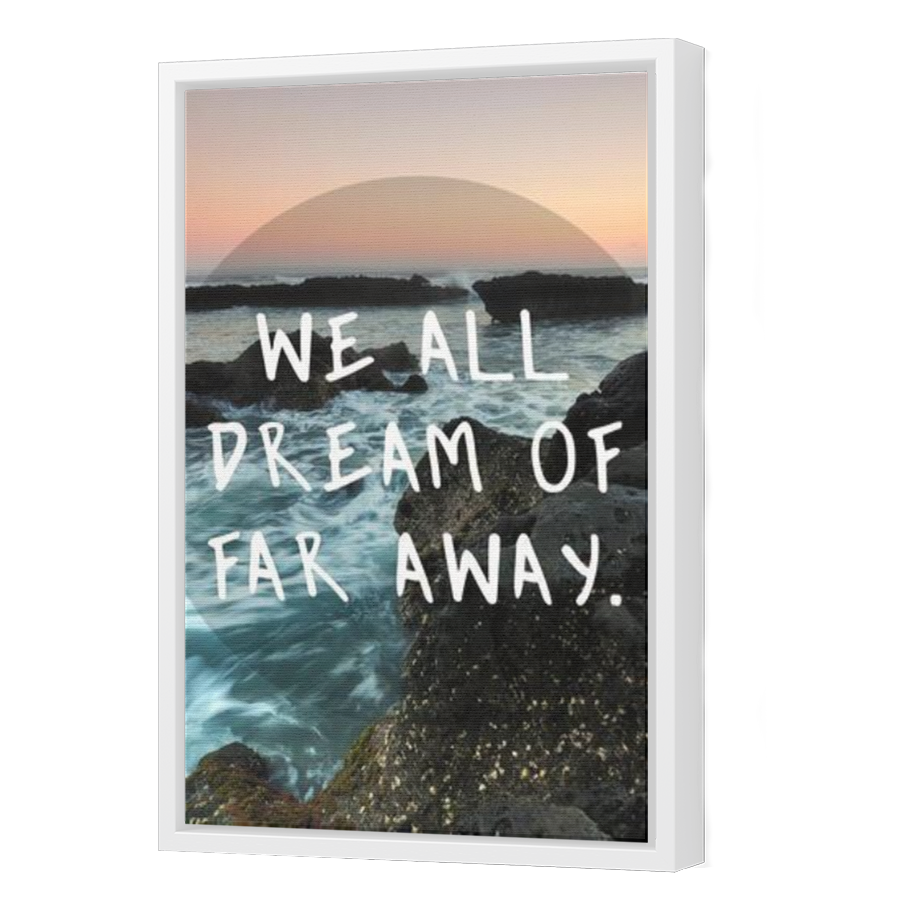Thumbnail for Canvas - White Floating Frame