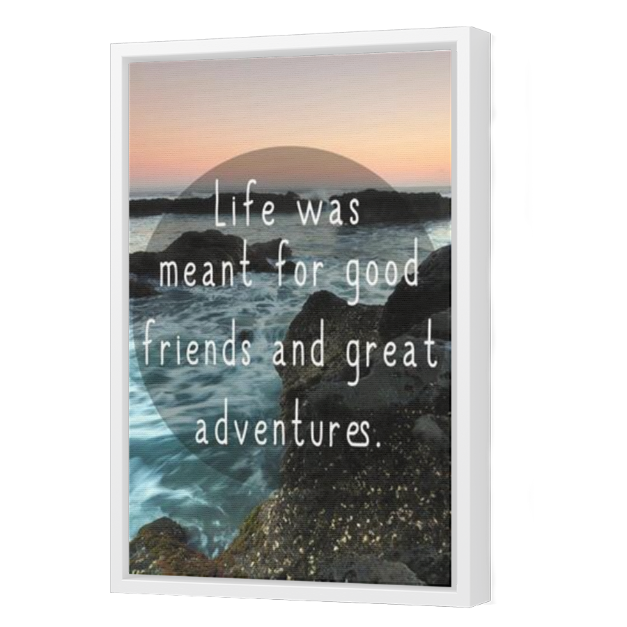 Thumbnail for Canvas - White Floating Frame