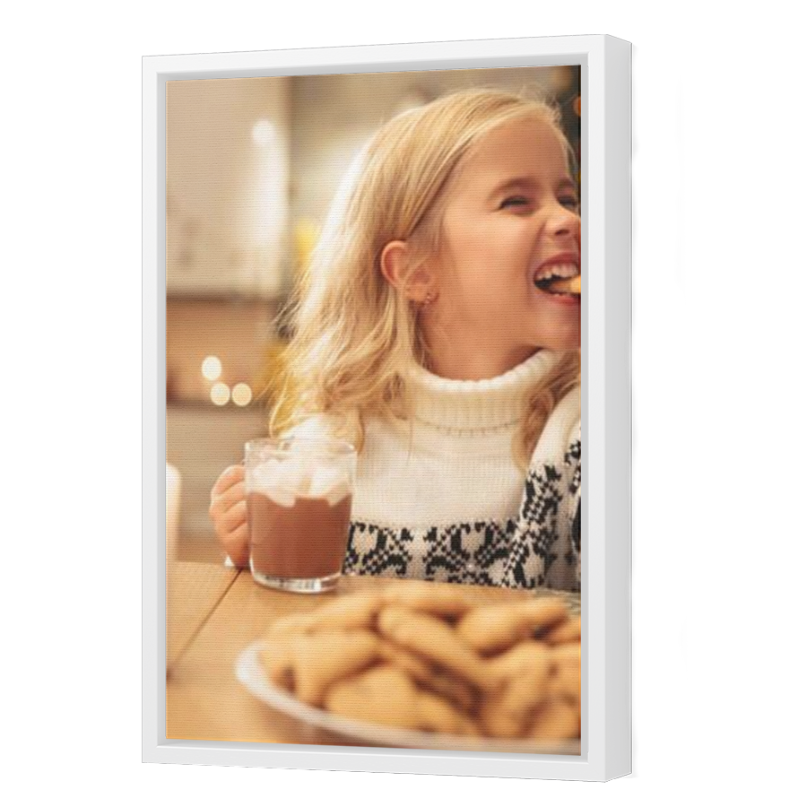 Thumbnail for Canvas - White Floating Frame