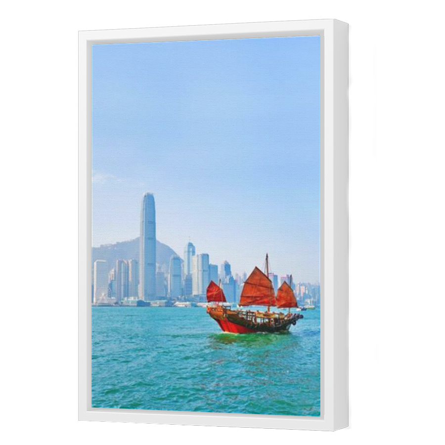 Thumbnail for Canvas - White Floating Frame