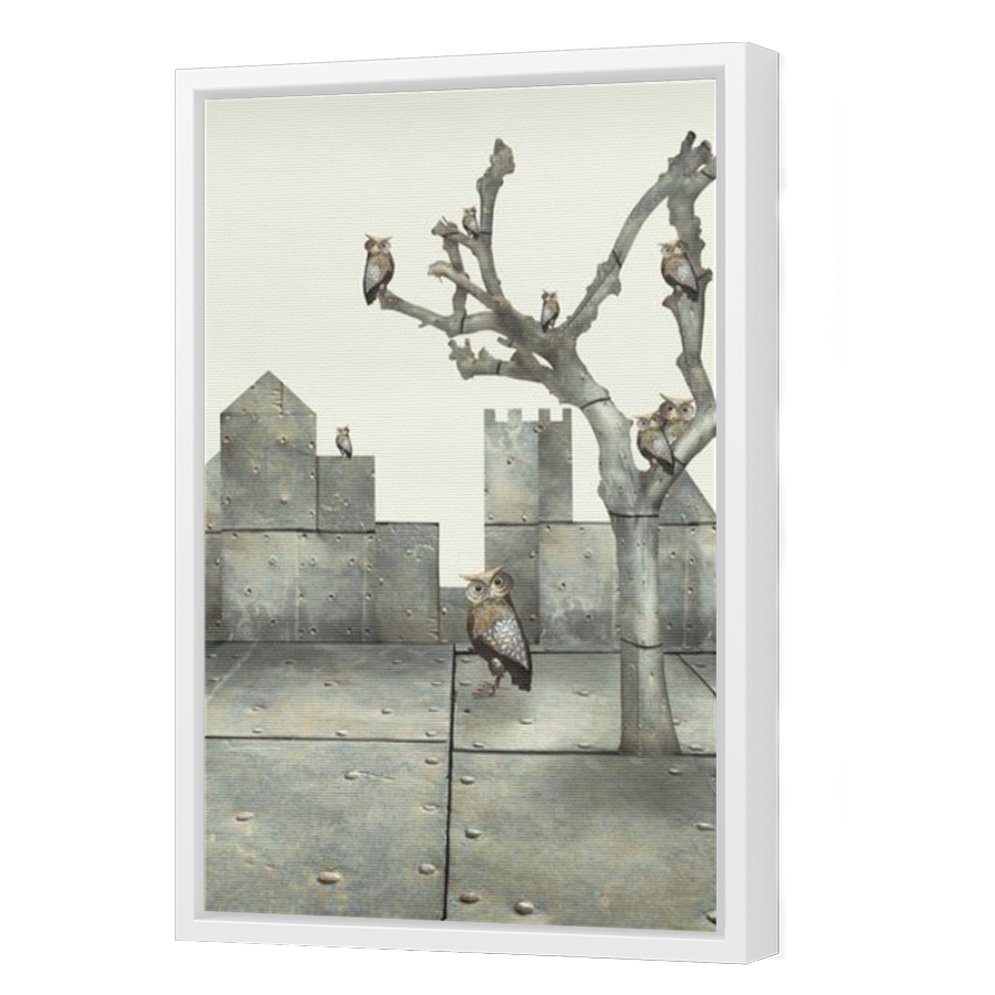 Thumbnail for Canvas - White Floating Frame