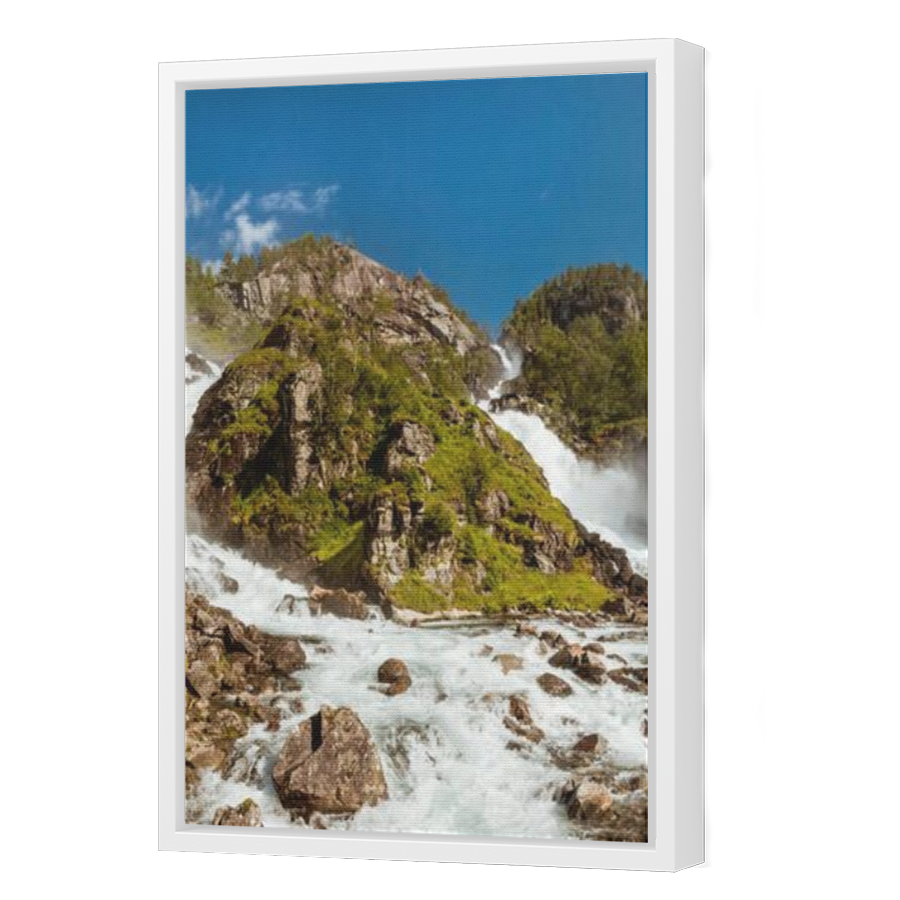 Thumbnail for Canvas - White Floating Frame