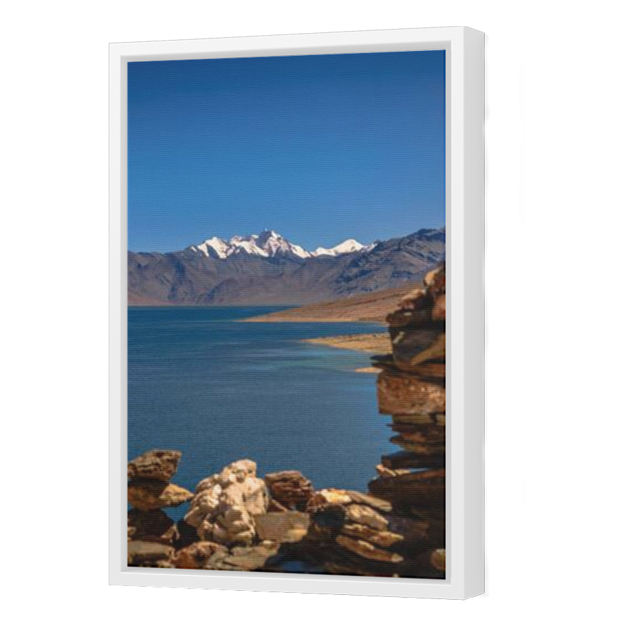 Thumbnail for Canvas - White Floating Frame