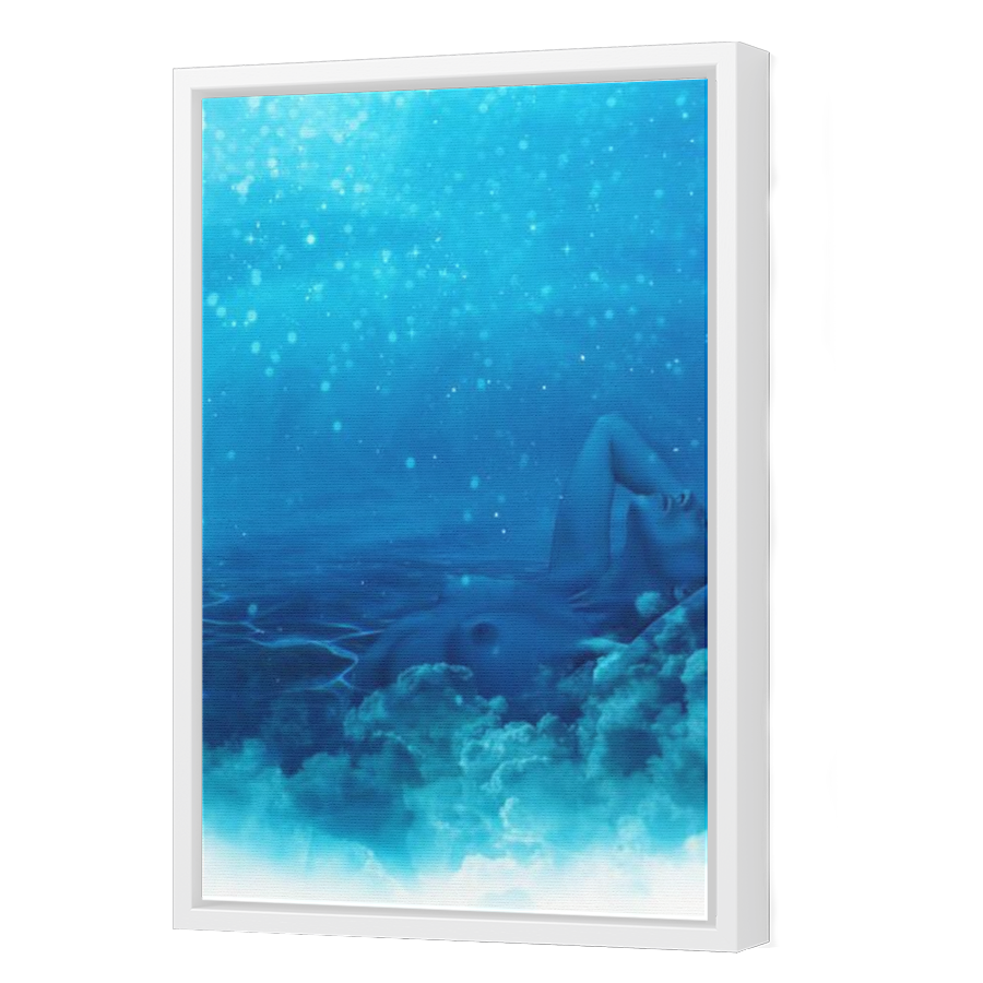 Thumbnail for Canvas - White Floating Frame