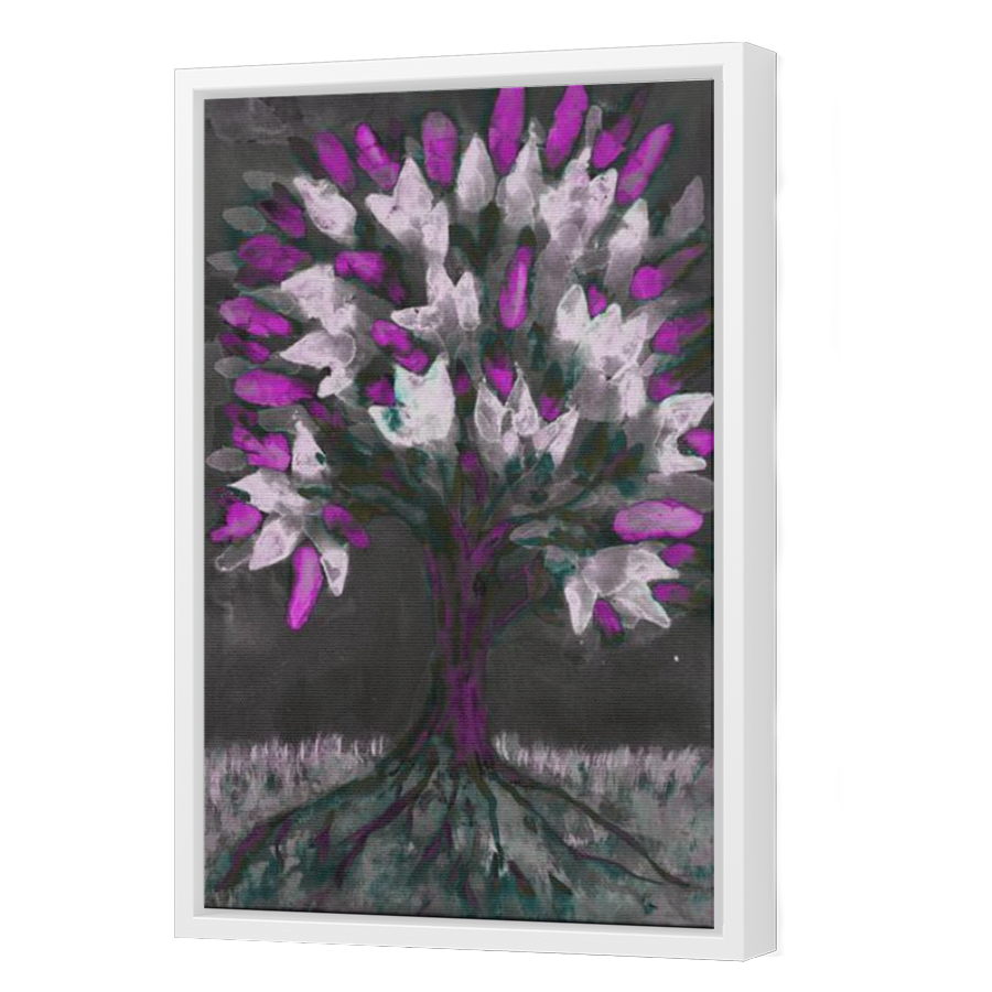 Thumbnail for Canvas - White Floating Frame