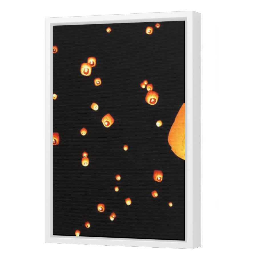 Thumbnail for Canvas - White Floating Frame
