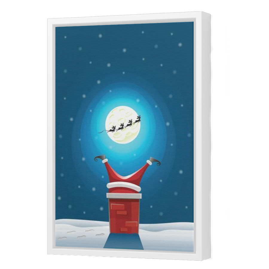 Thumbnail for Canvas - White Floating Frame