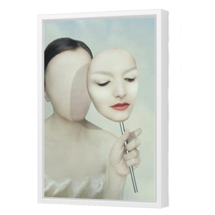 Thumbnail for Canvas - White Floating Frame