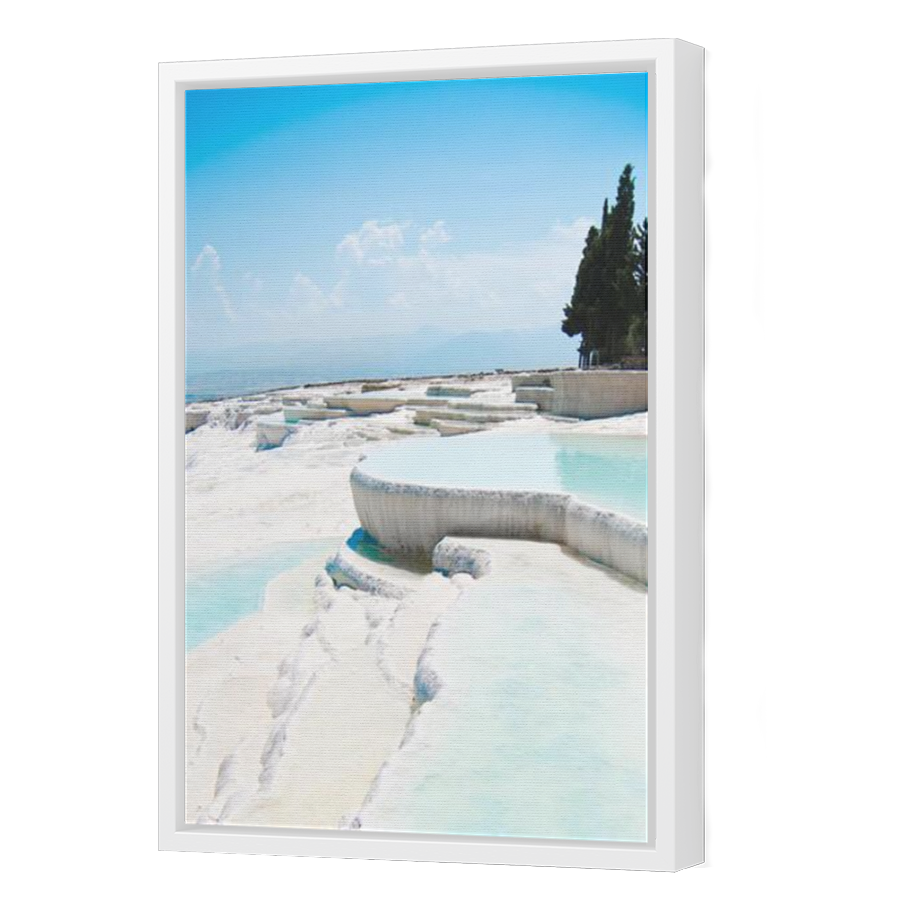 Thumbnail for Canvas - White Floating Frame