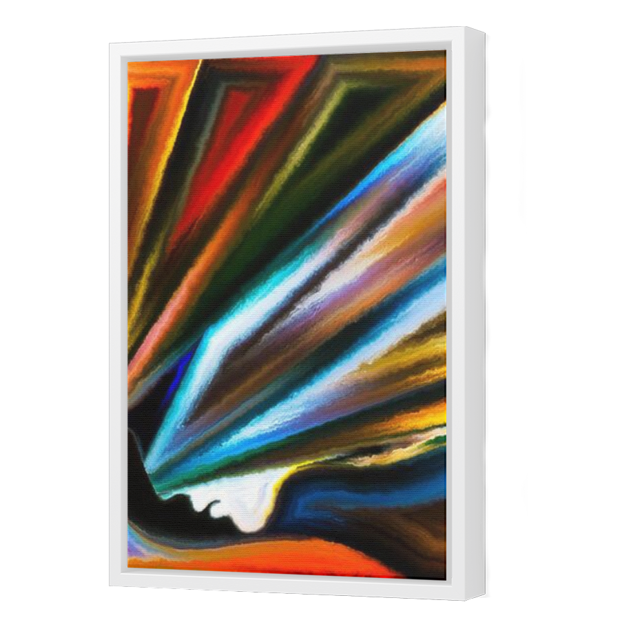 Thumbnail for Canvas - White Floating Frame