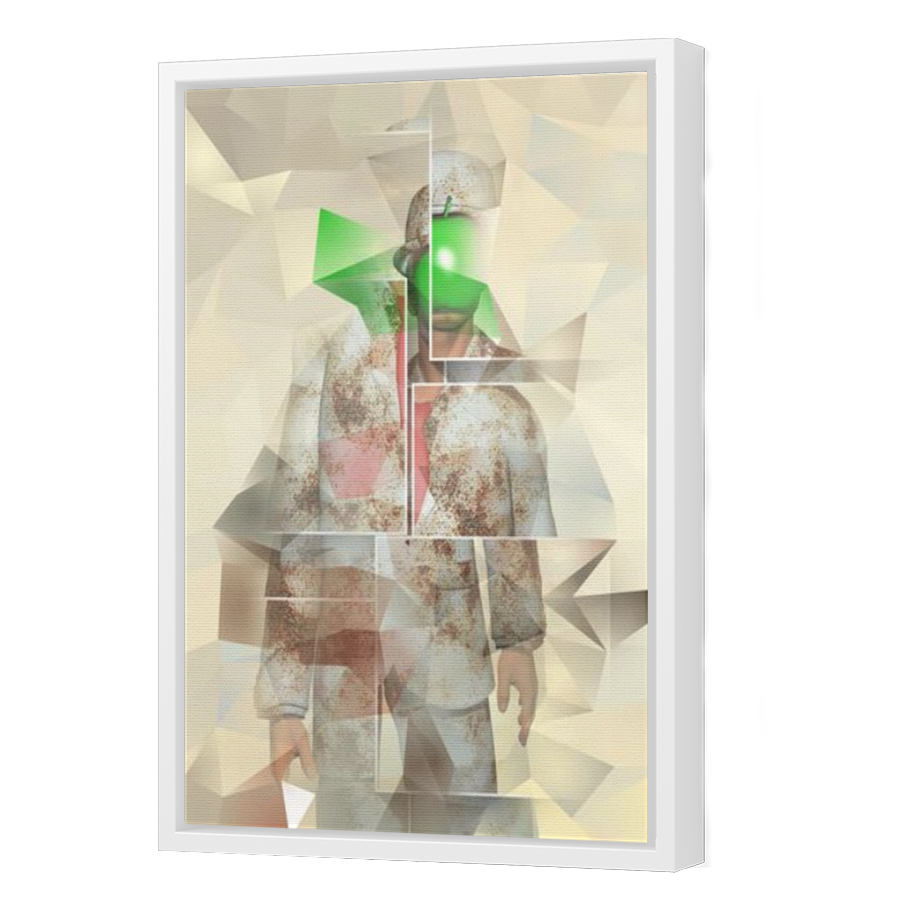 Thumbnail for Canvas - White Floating Frame
