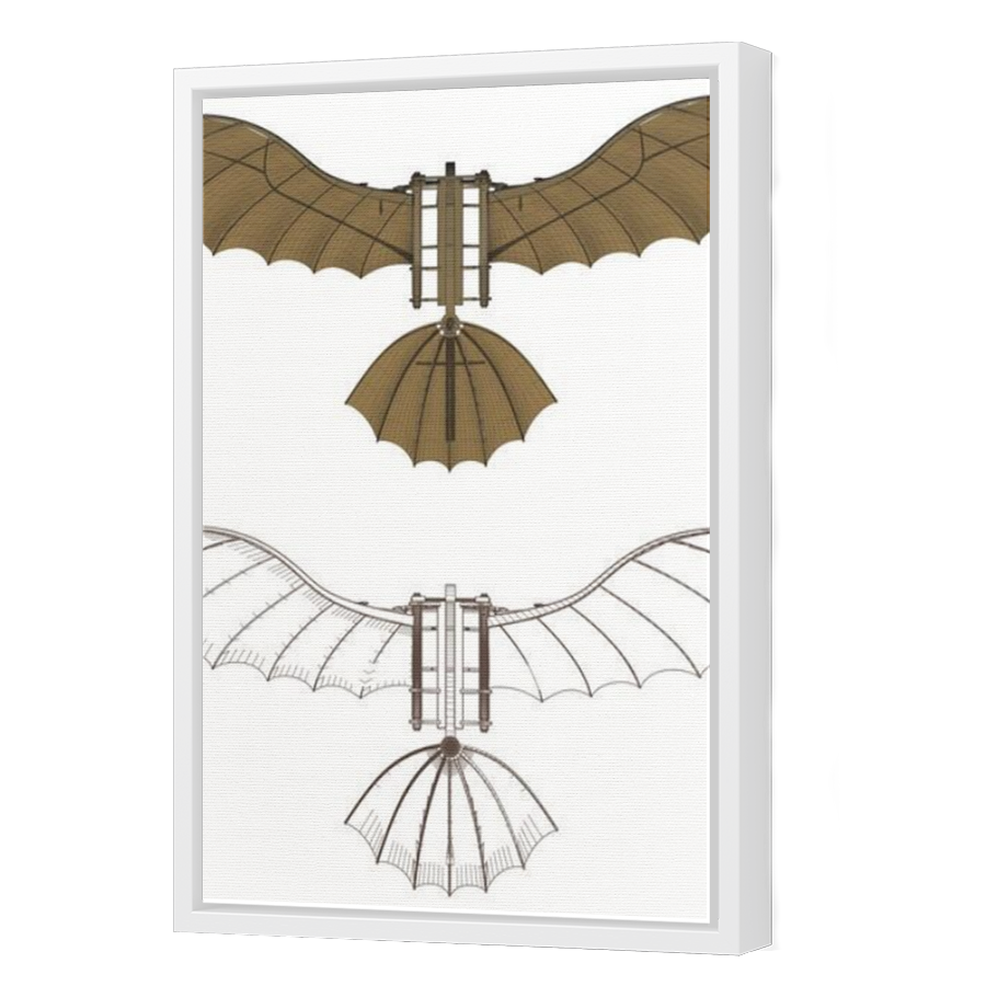 Thumbnail for Canvas - White Floating Frame