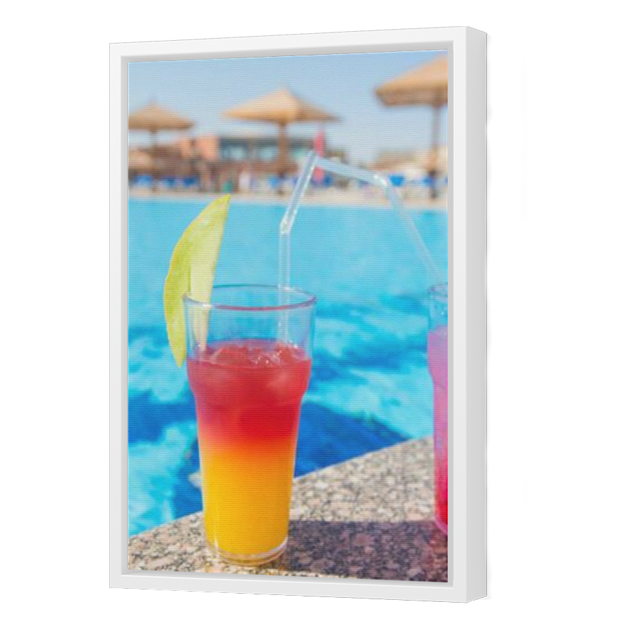 Thumbnail for Canvas - White Floating Frame