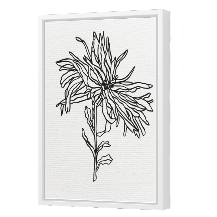 Thumbnail for Canvas - White Floating Frame
