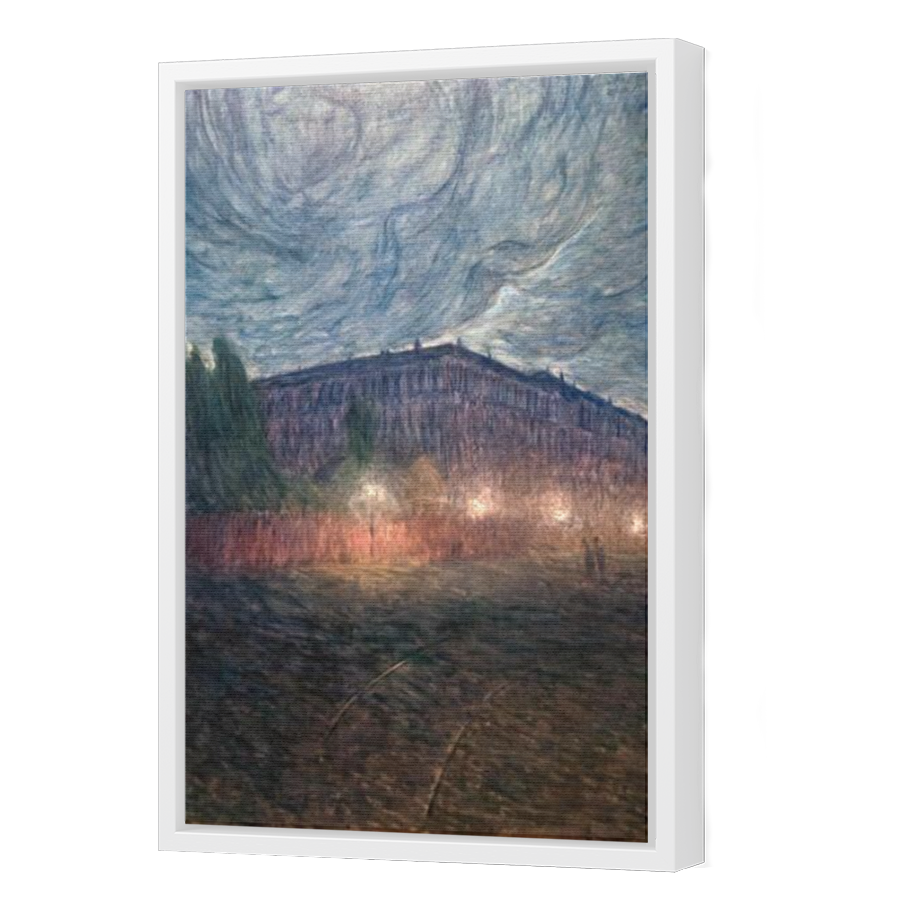 Thumbnail for Canvas - White Floating Frame