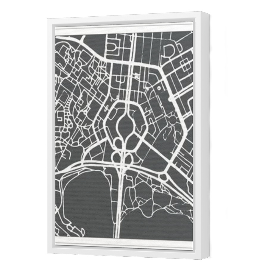 Thumbnail for Canvas - White Floating Frame