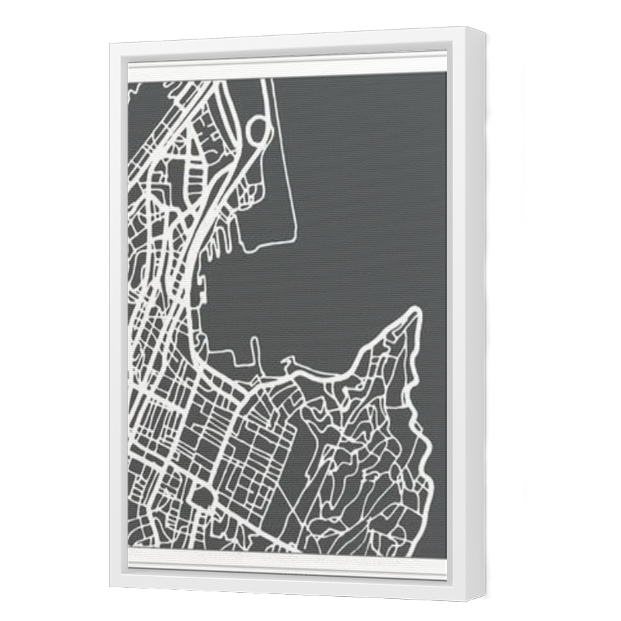 Thumbnail for Canvas - White Floating Frame