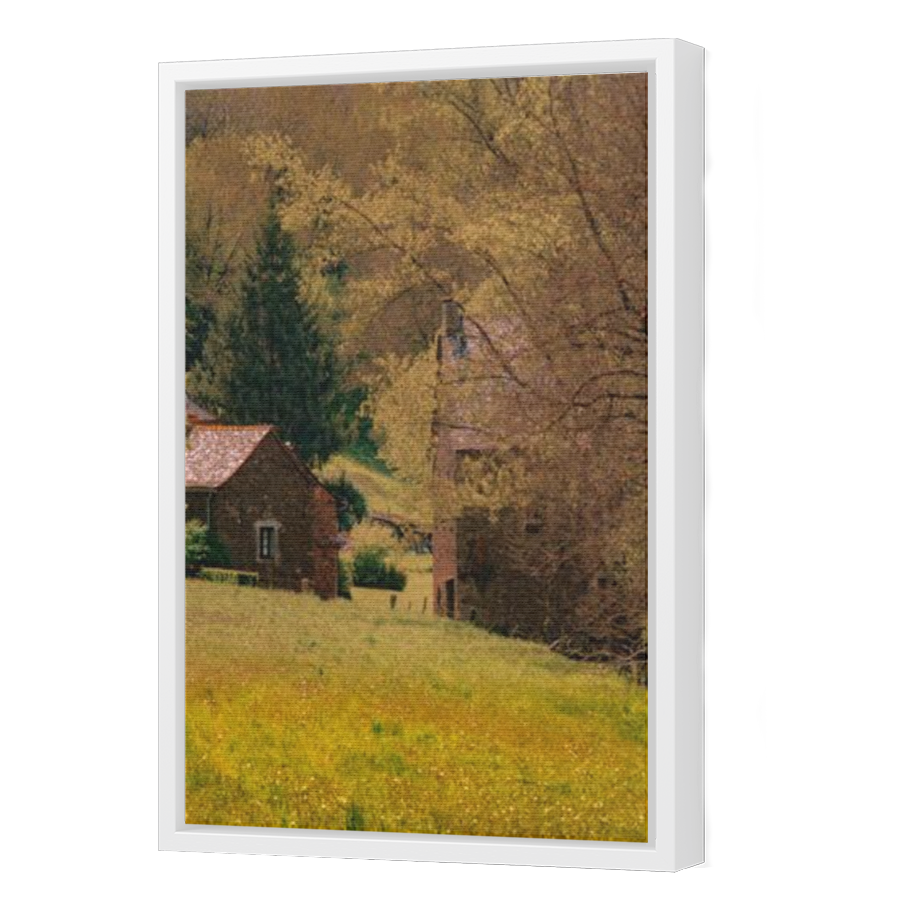 Thumbnail for Canvas - White Floating Frame