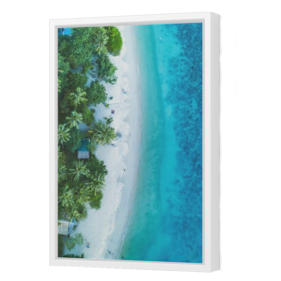 Thumbnail for Canvas - White Floating Frame