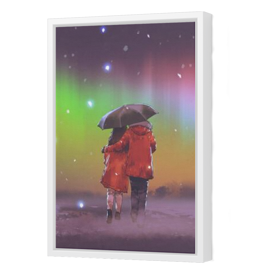 Thumbnail for Canvas - White Floating Frame