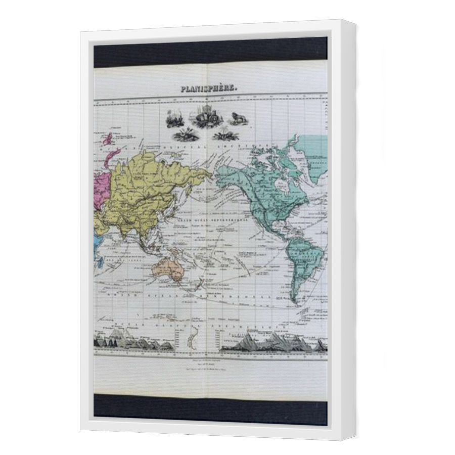 Thumbnail for Canvas - White Floating Frame