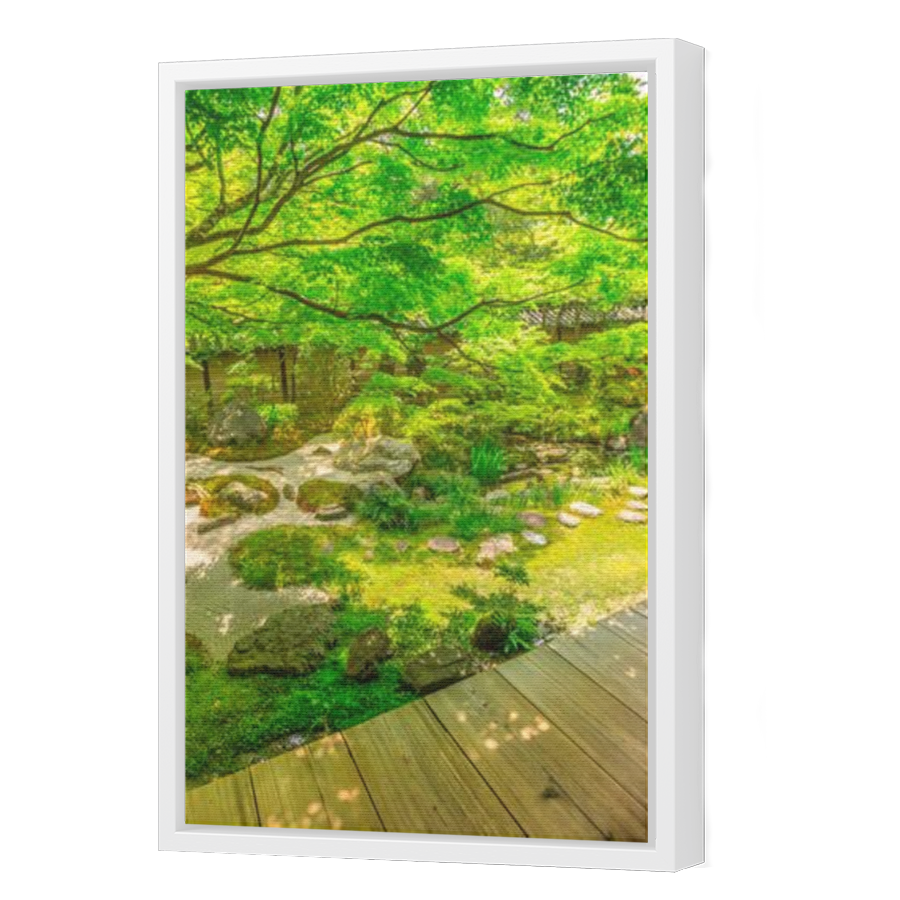 Thumbnail for Canvas - White Floating Frame