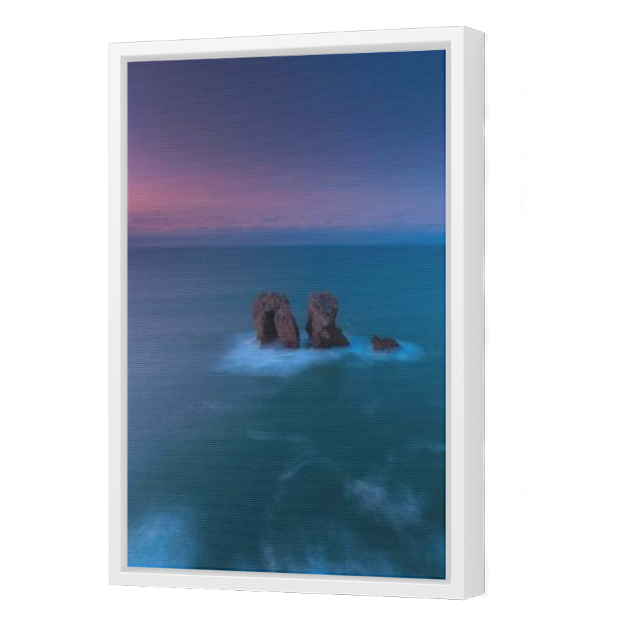 Thumbnail for Canvas - White Floating Frame