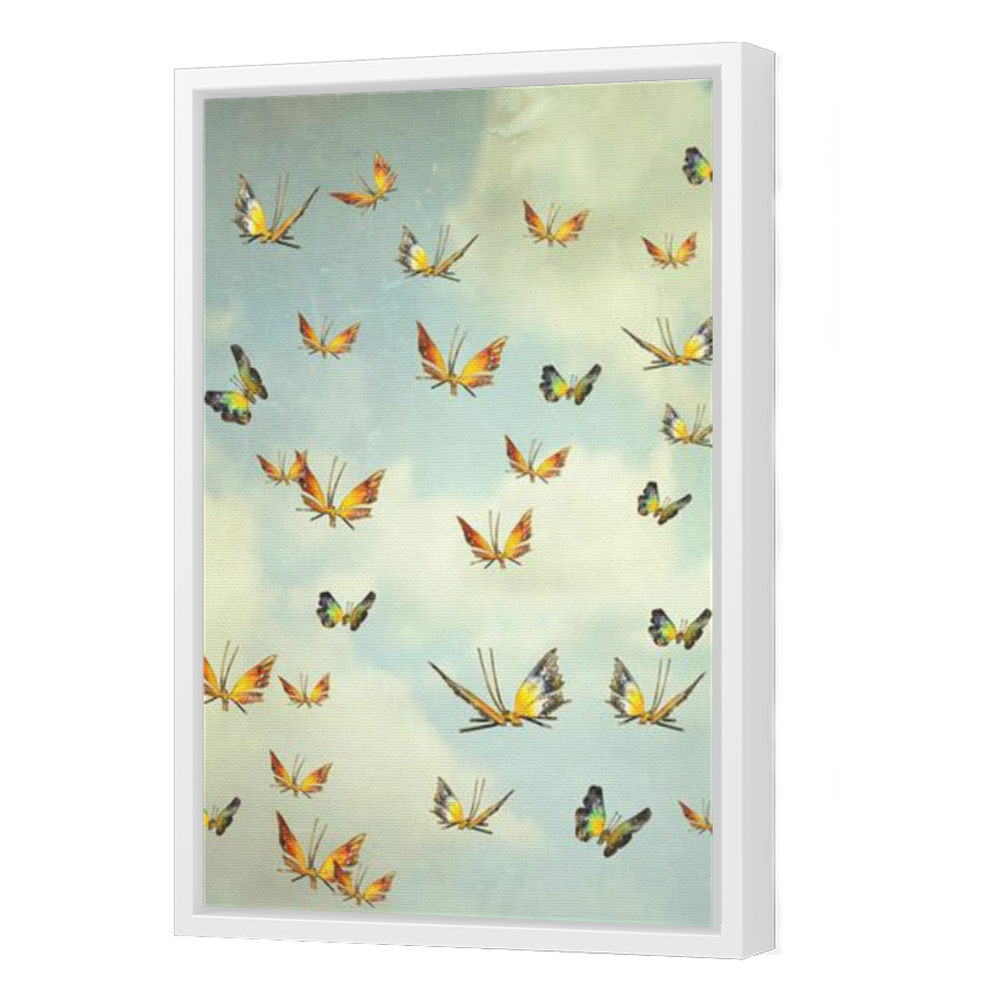 Thumbnail for Canvas - White Floating Frame