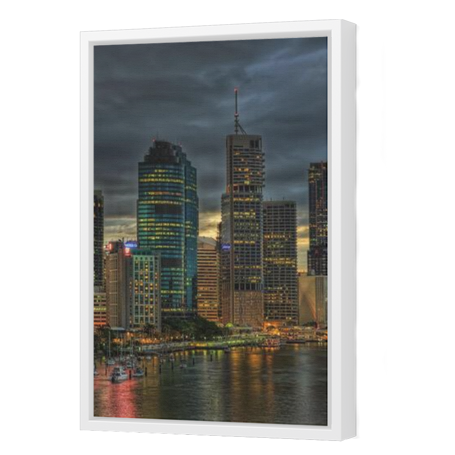 Thumbnail for Canvas - White Floating Frame