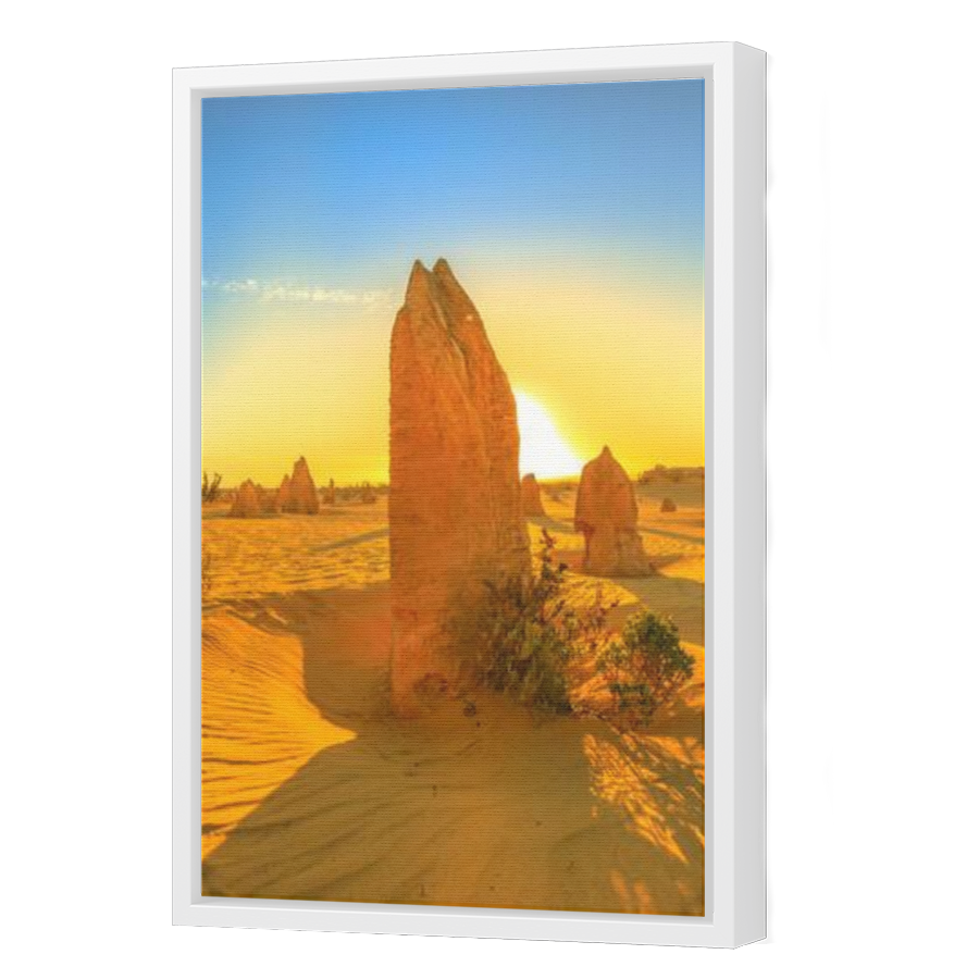 Thumbnail for Canvas - White Floating Frame